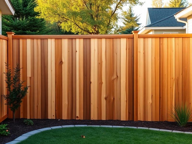 Wood Fencing example